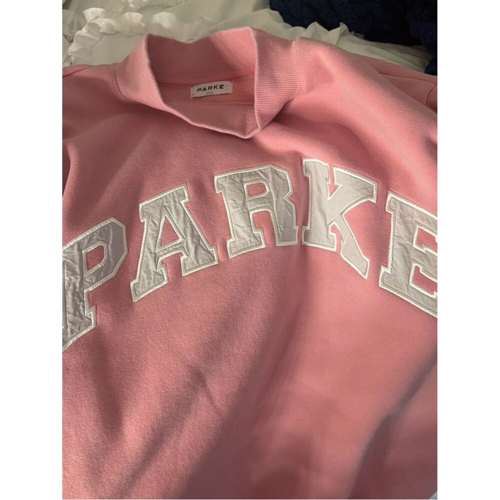 PARKE Valentine’s day BLUSH pink mockneck